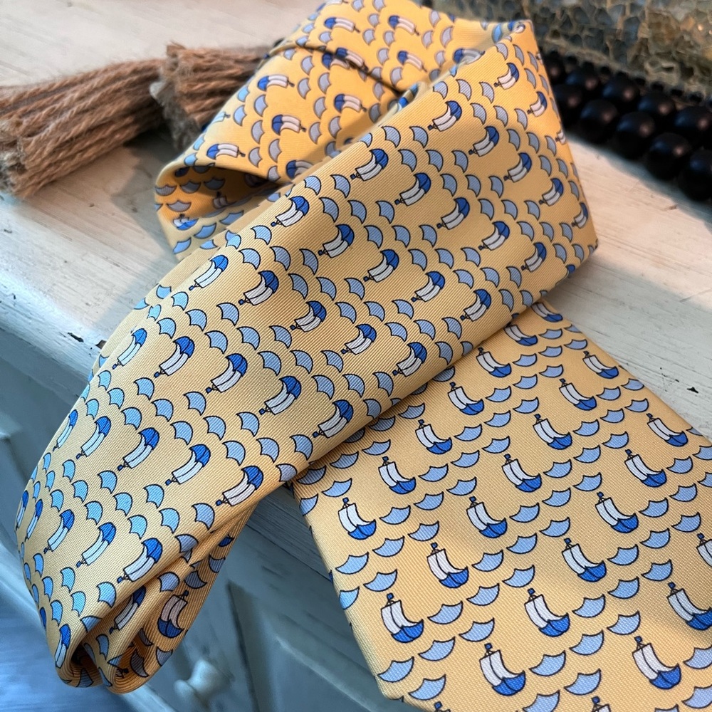NWOT Men’s Hermes Silk Neck Tie